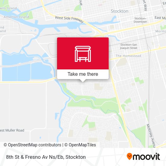 8th St & Fresno Av Ns/Eb map
