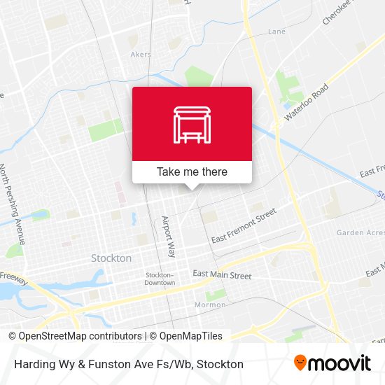 Mapa de Harding Wy & Funston Ave Fs/Wb