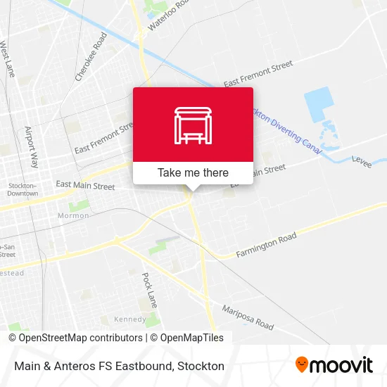 Mapa de Main & Anteros FS Eastbound