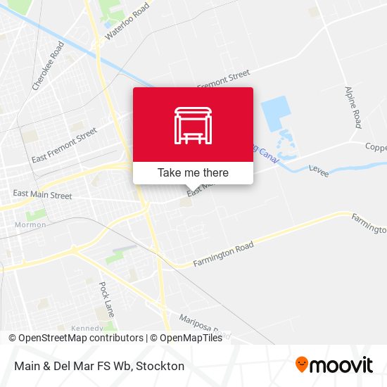 Main & Del Mar FS Wb map