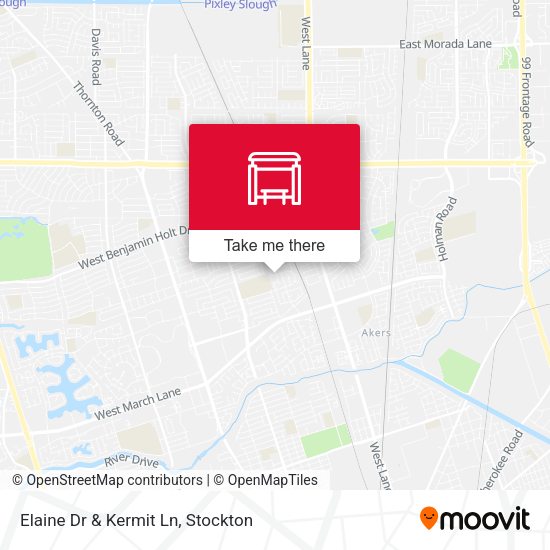 Mapa de Elaine Dr & Kermit Ln