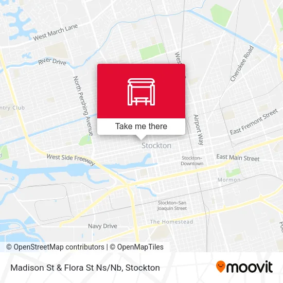 Mapa de Madison St & Flora St Ns/Nb