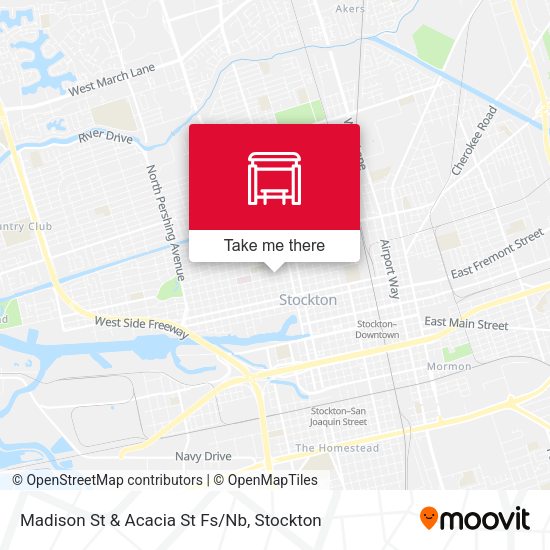 Madison St & Acacia St Fs/Nb map