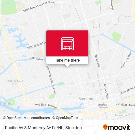 Pacific Av & Monterey Av Fs/Nb map