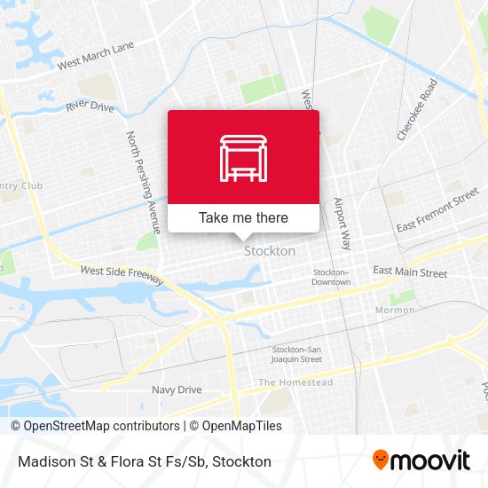 Mapa de Madison St & Flora St Fs/Sb