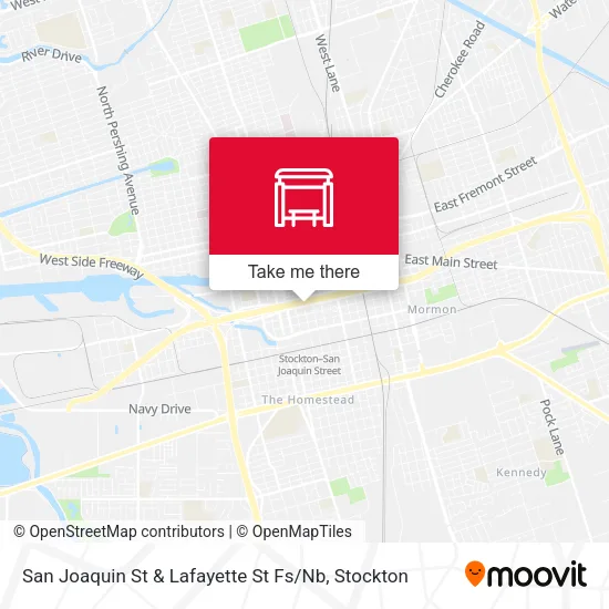Mapa de San Joaquin St & Lafayette St Fs / Nb