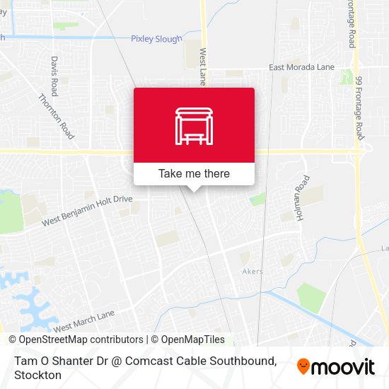 Tam O Shanter Dr @ Comcast Cable Southbound map