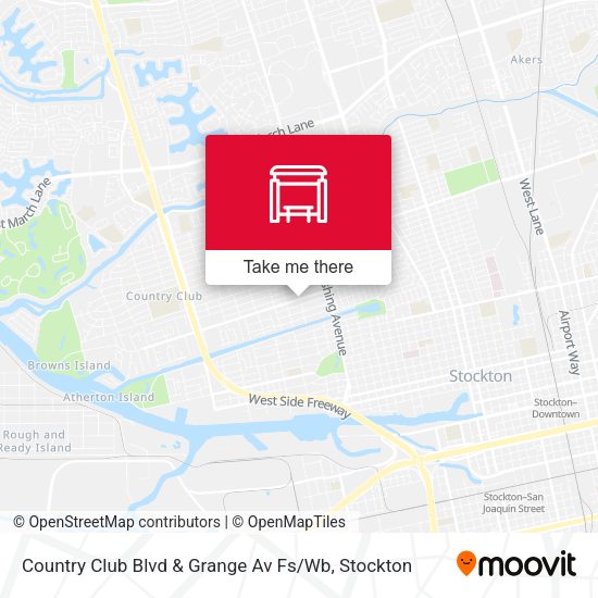 Country Club Blvd & Grange Av Fs / Wb map