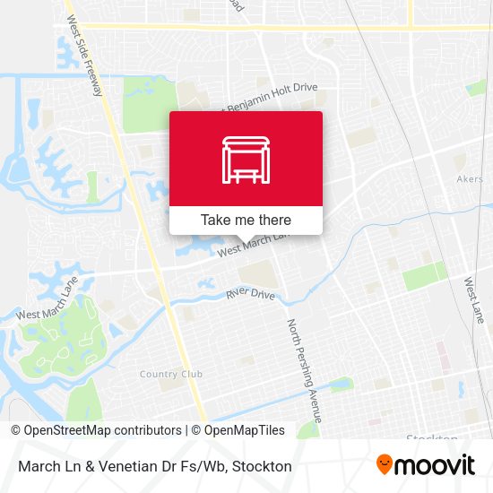 March Ln & Venetian Dr Fs/Wb map