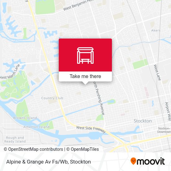Alpine & Grange Av Fs/Wb map