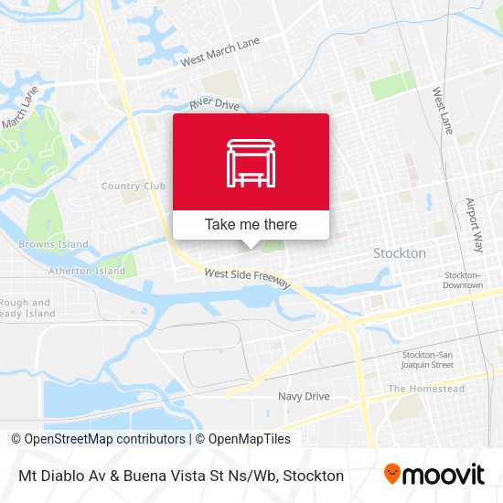 Mapa de Mt Diablo Av & Buena Vista St Ns / Wb