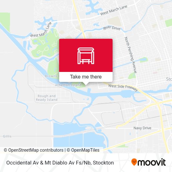 Mapa de Occidental Av & Mt Diablo Av Fs / Nb