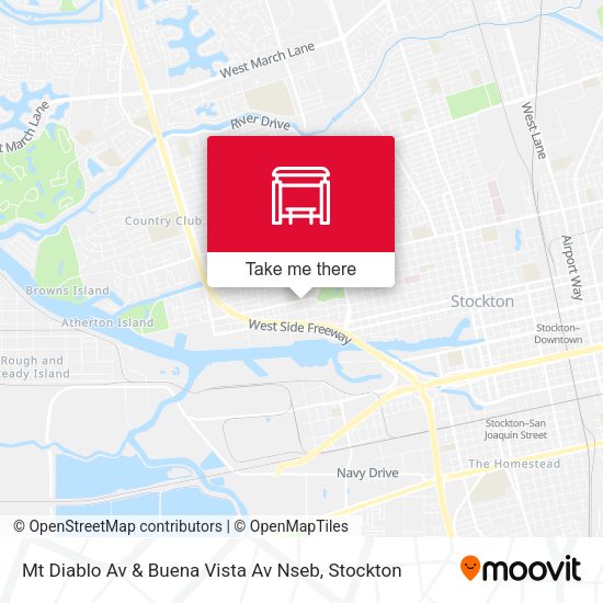Mapa de Mt Diablo Av & Buena Vista Av Nseb