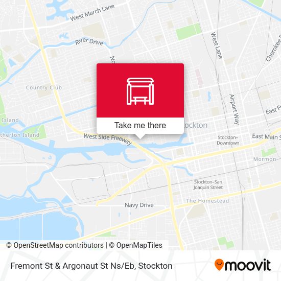 Mapa de Fremont St & Argonaut St Ns/Eb