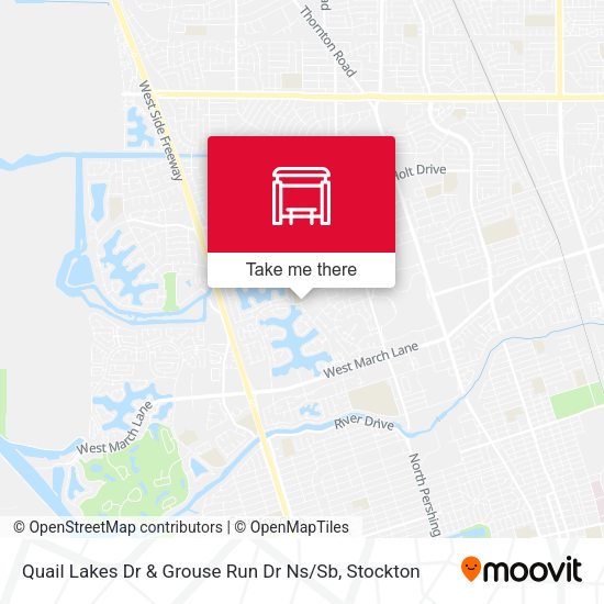 Mapa de Quail Lakes Dr & Grouse Run Dr Ns / Sb