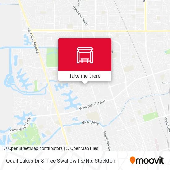 Mapa de Quail Lakes Dr & Tree Swallow Fs / Nb