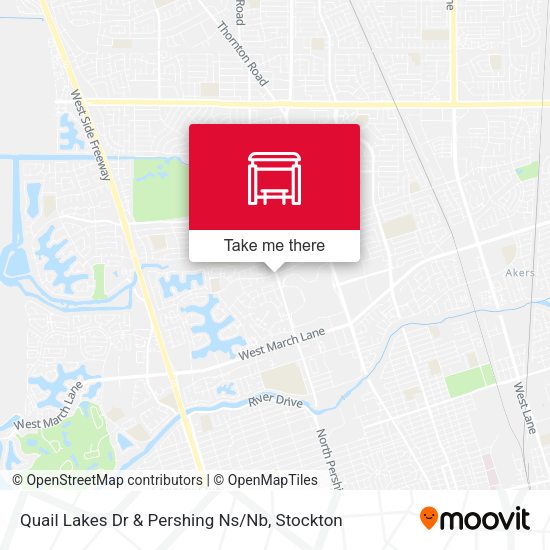 Quail Lakes Dr & Pershing Ns / Nb map
