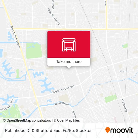 Robinhood Dr & Stratford East Fs / Eb map