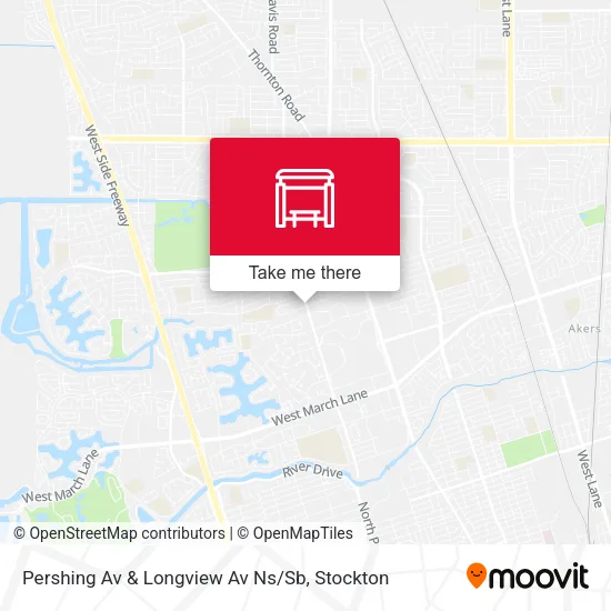 Mapa de Pershing Av & Longview Av Ns / Sb