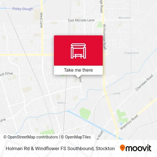Mapa de Holman Rd & Windflower FS Southbound