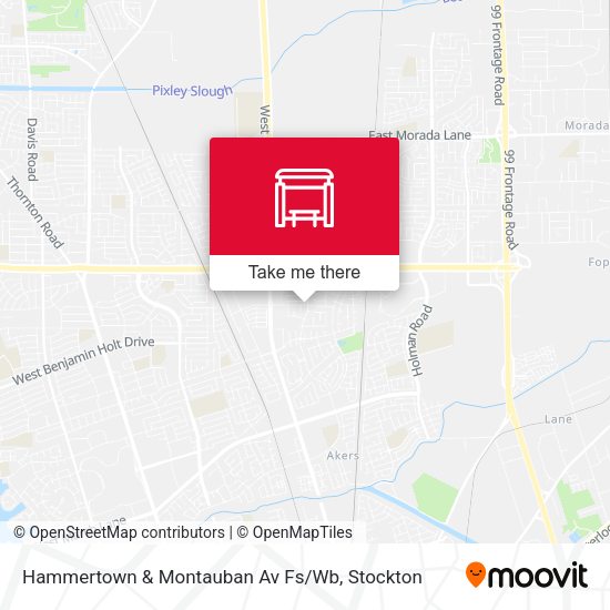 Hammertown & Montauban Av Fs / Wb map