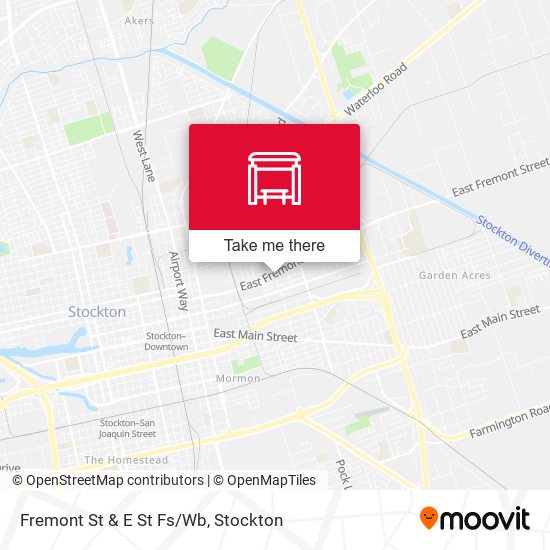 Mapa de Fremont St & E St Fs/Wb