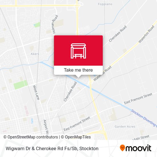 Mapa de Wigwam Dr & Cherokee Rd Fs/Sb