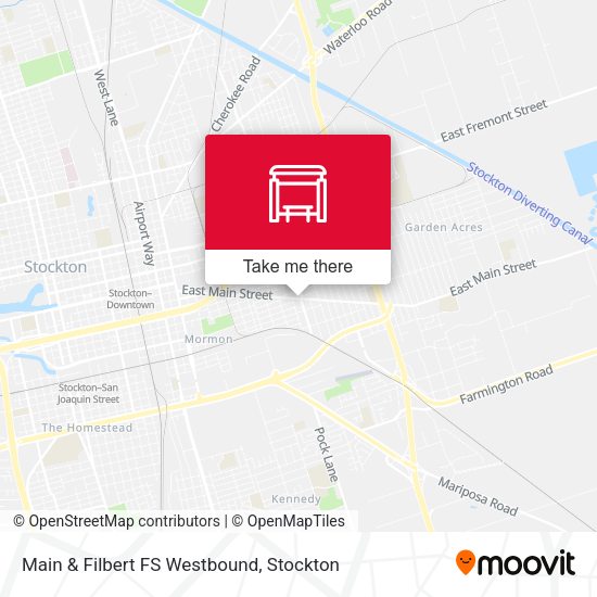 Mapa de Main & Filbert FS Westbound