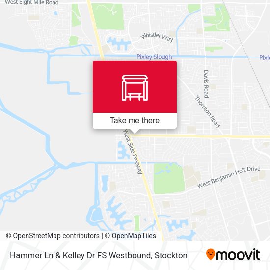Hammer Ln & Kelley Dr FS Westbound map