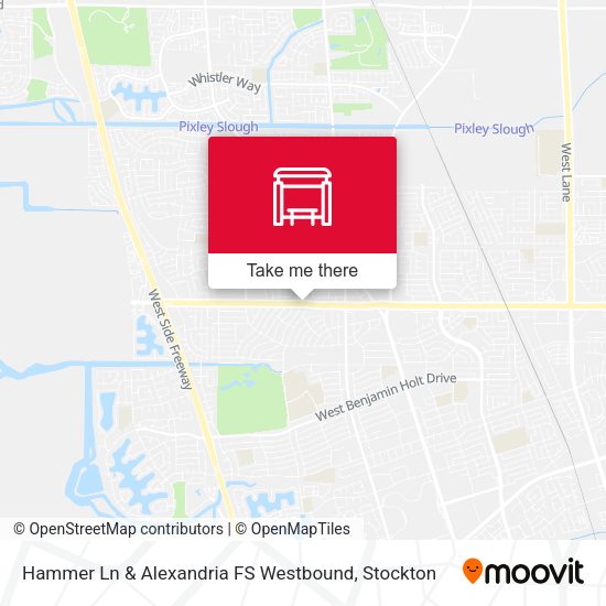 Mapa de Hammer Ln & Alexandria FS Westbound