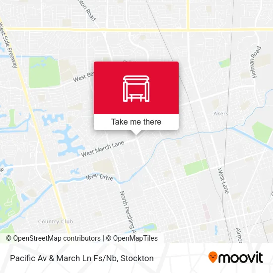 Mapa de Pacific Av & March Ln Fs/Nb