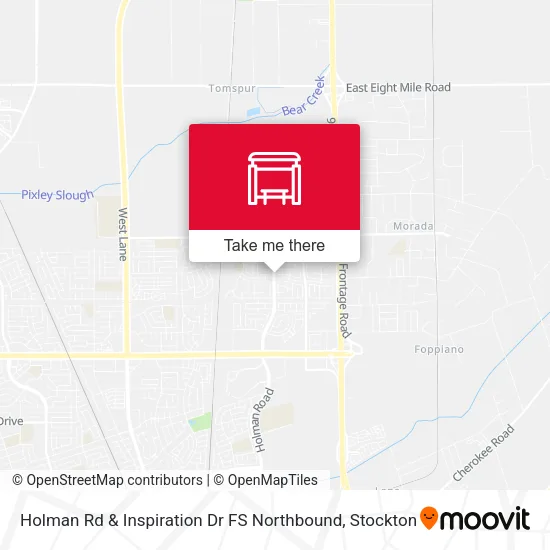 Mapa de Holman Rd & Inspiration Dr FS Northbound
