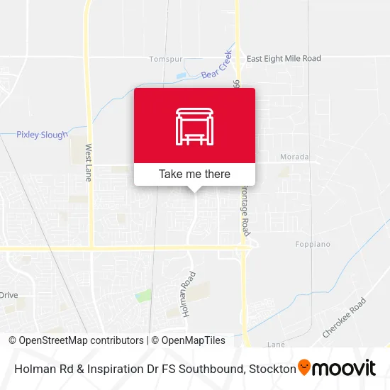 Mapa de Holman Rd & Inspiration Dr FS Southbound
