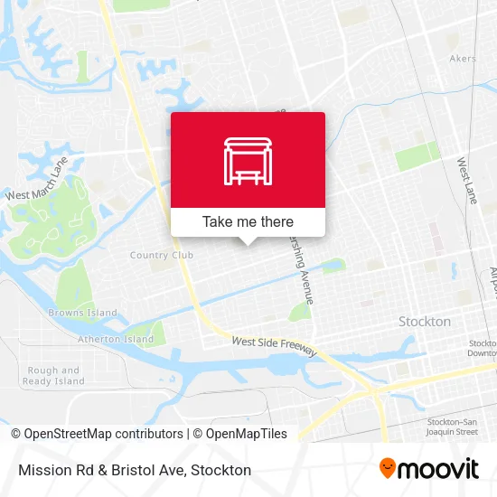 Mapa de Mission Rd & Bristol Ave