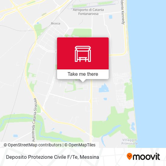 Deposito Protezione Civile  F / Te map