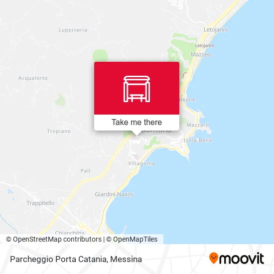 Parcheggio Porta Catania map