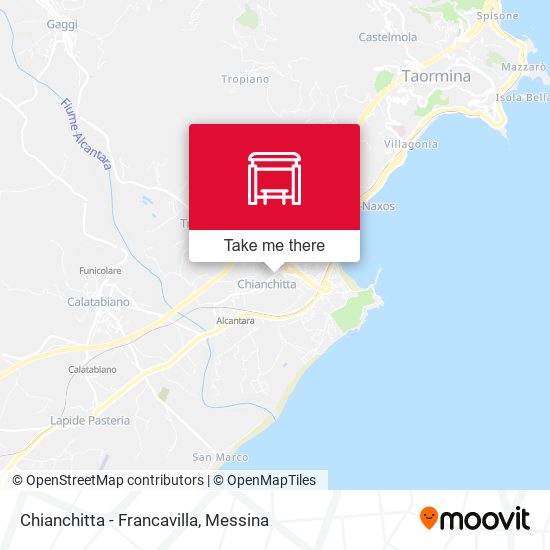 Chianchitta - Francavilla map