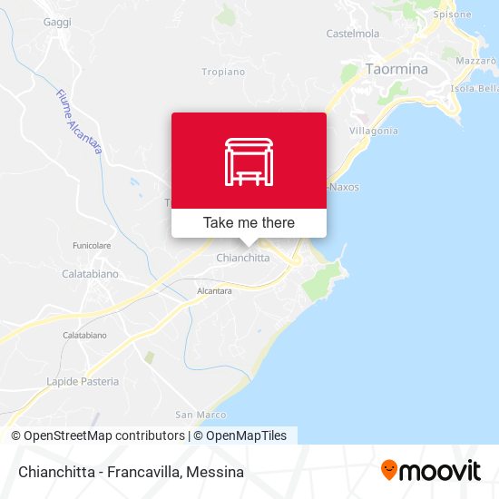 Chianchitta - Francavilla map