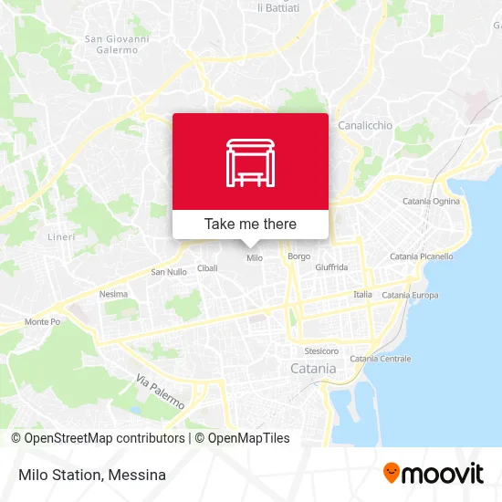 Milo Station map