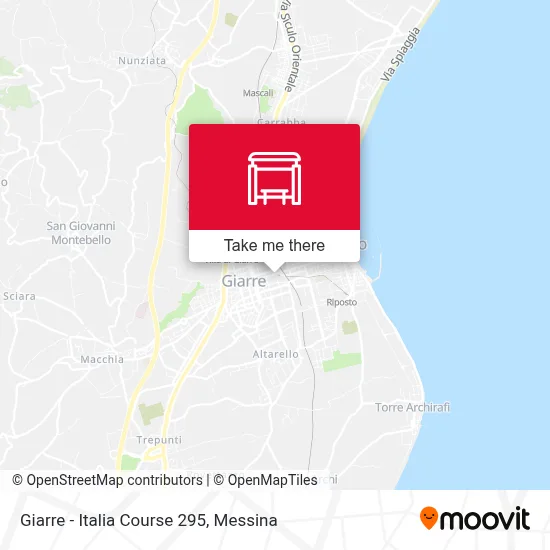 Giarre - Italia Course 295 map