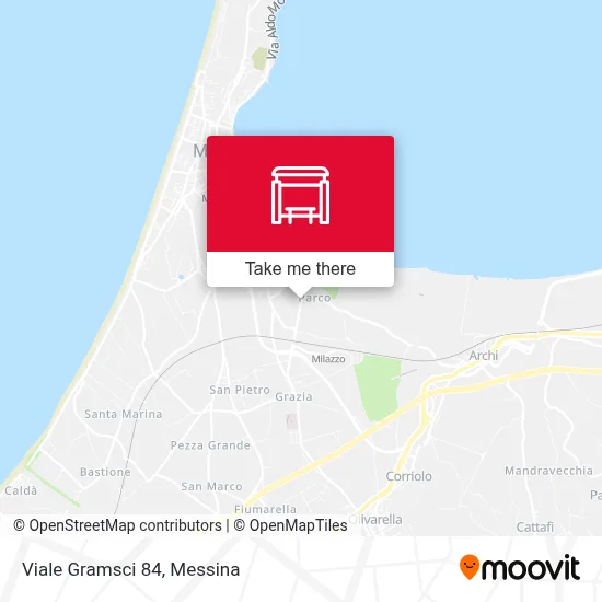 Viale Gramsci 84 map