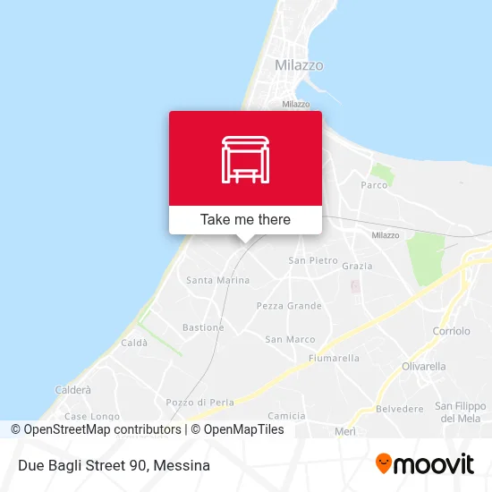 Due Bagli Street 90 map