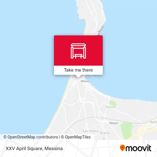 XXV April Square map