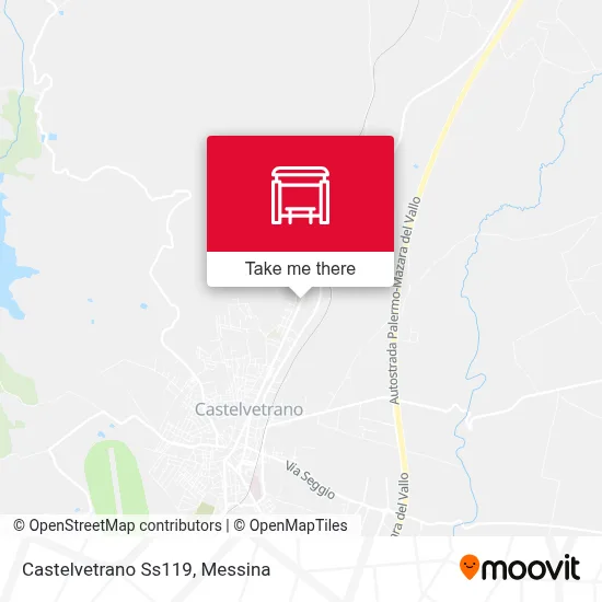 Castelvetrano Ss119 map