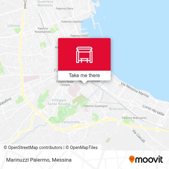 Marinuzzi Palermo map