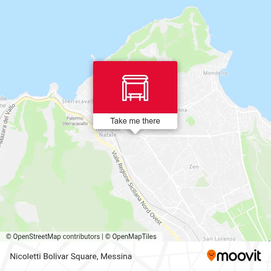Nicoletti Bolivar Square map