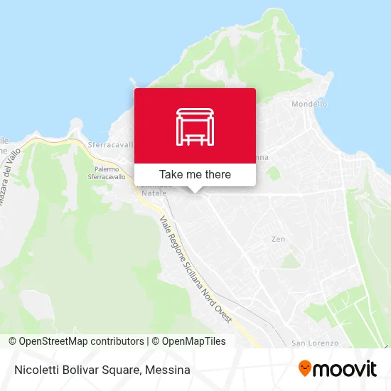 Nicoletti Bolivar Square map