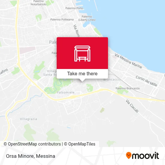 Orsa Minore map