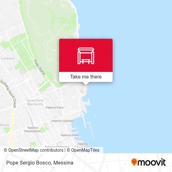 Pope Sergio Bosco map