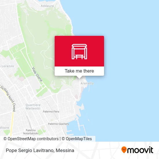 Pope Sergio Lavitrano map